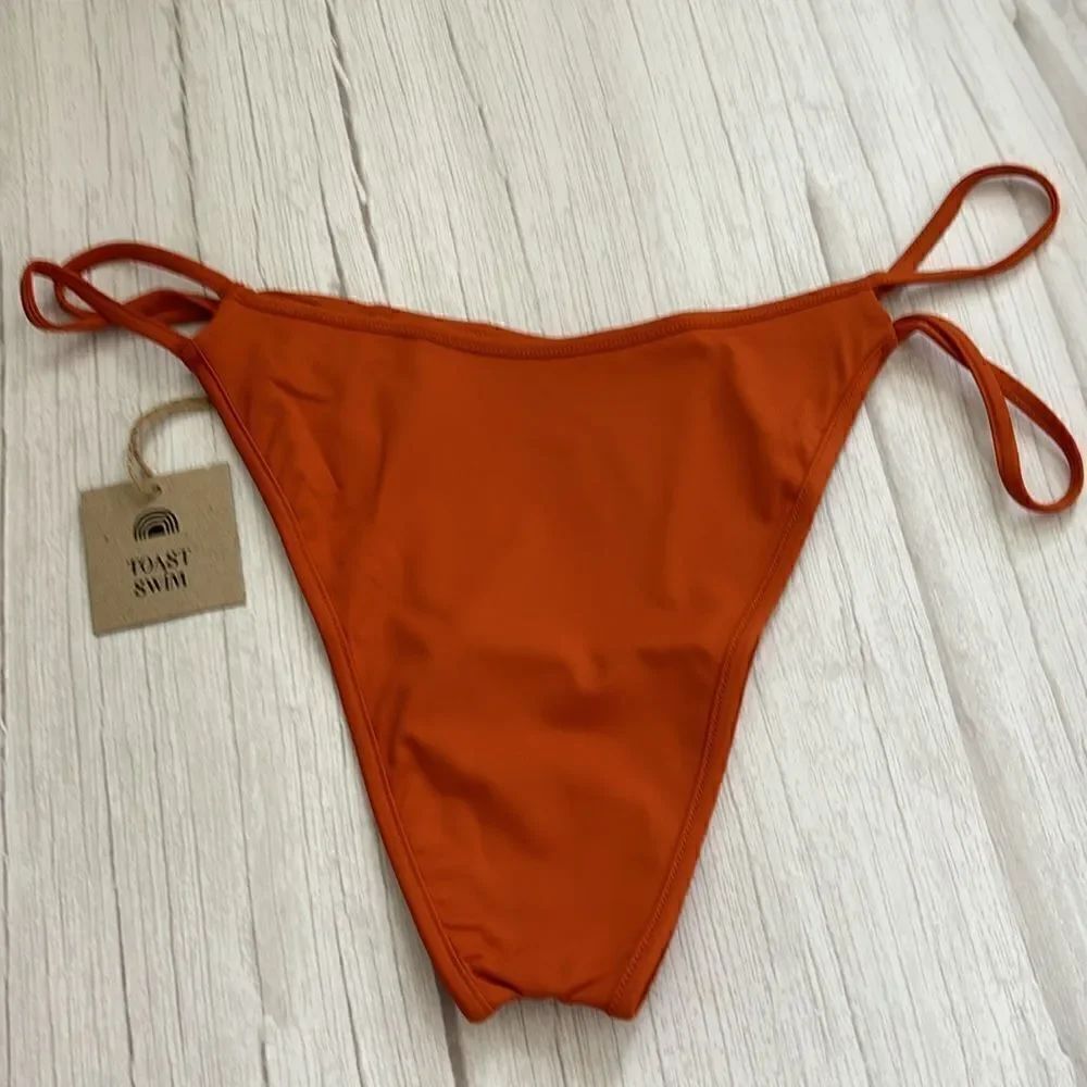 Toast Swim Signature Open Side Bottoms Rust L - Picture 4 of 7